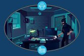 Burglary alarm system components for residential security